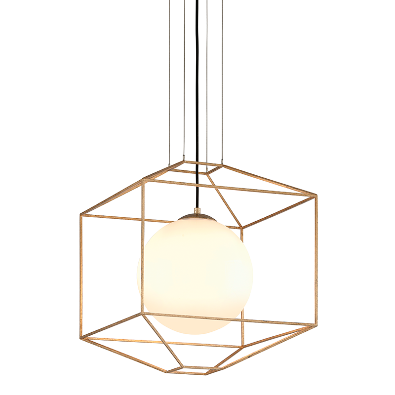 Silhouette Chandelier 18" x 21" — a Troy chandelier for dining rooms, entries, and living rooms at Laurie Yapp Home.