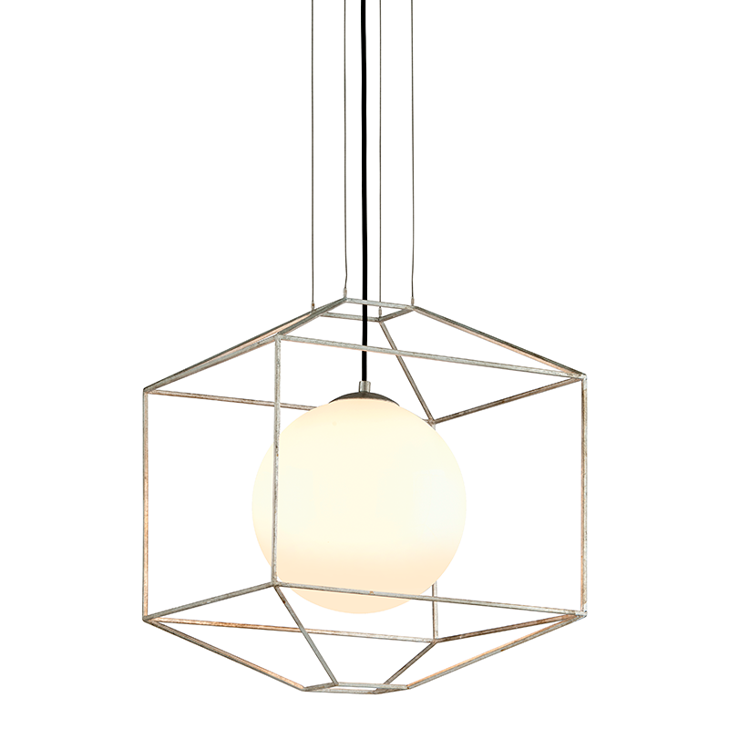 Silhouette Chandelier 18" x 21" — a Troy chandelier for dining rooms, entries, and living rooms at Laurie Yapp Home.