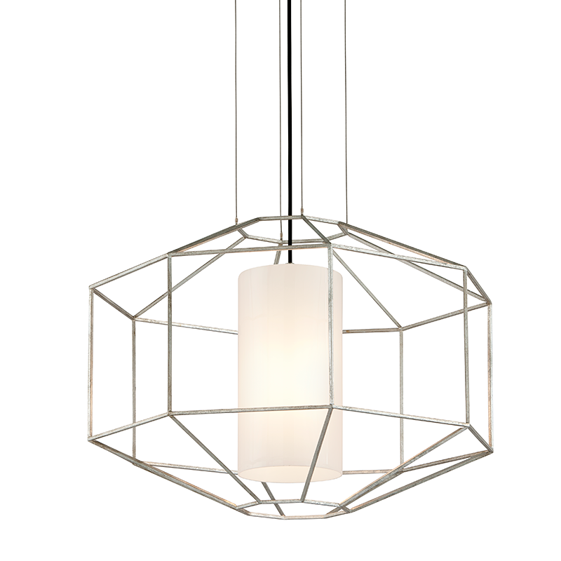 Silhouette Chandelier 25.5" x 19.75" — a Troy chandelier for dining rooms, entries, and living rooms at Laurie Yapp Home.