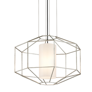 Silhouette Chandelier 25.5" x 19.75" shown from a second angle to highlight the frame, arms, and shade detail.