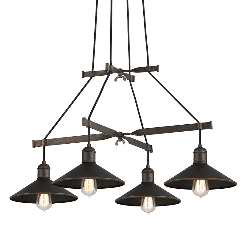 Mccoy Chandelier — a Troy chandelier for dining rooms, entries, and living rooms at Laurie Yapp Home.