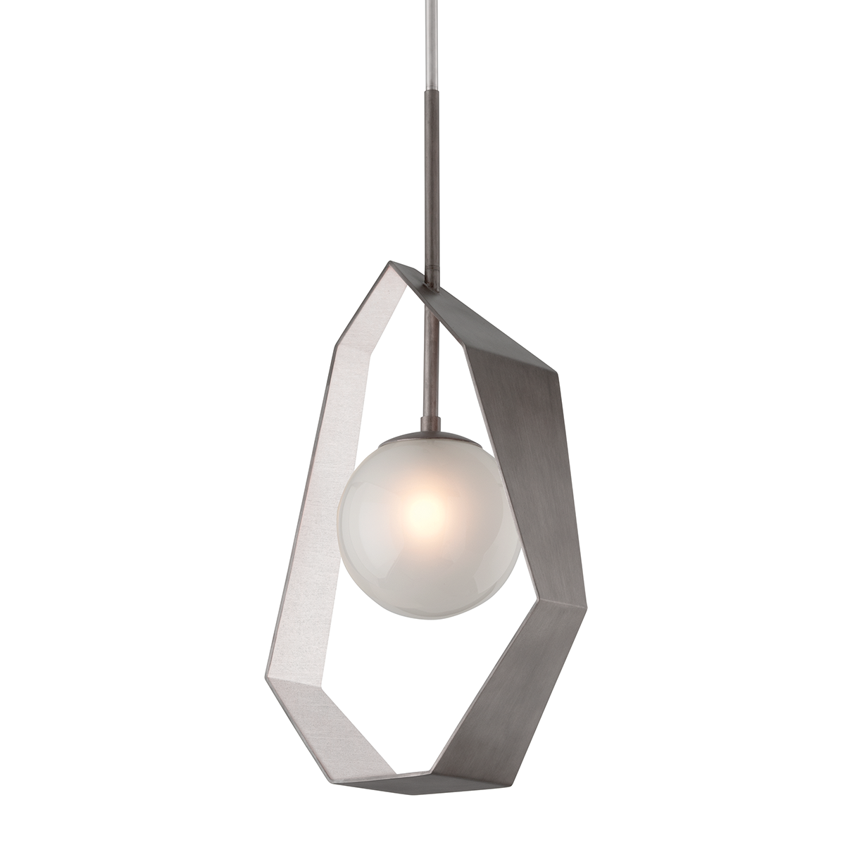 Origami Pendant 16.5" x 34.75" — a Troy pendant for kitchens, entries, and dining rooms at Laurie Yapp Home.