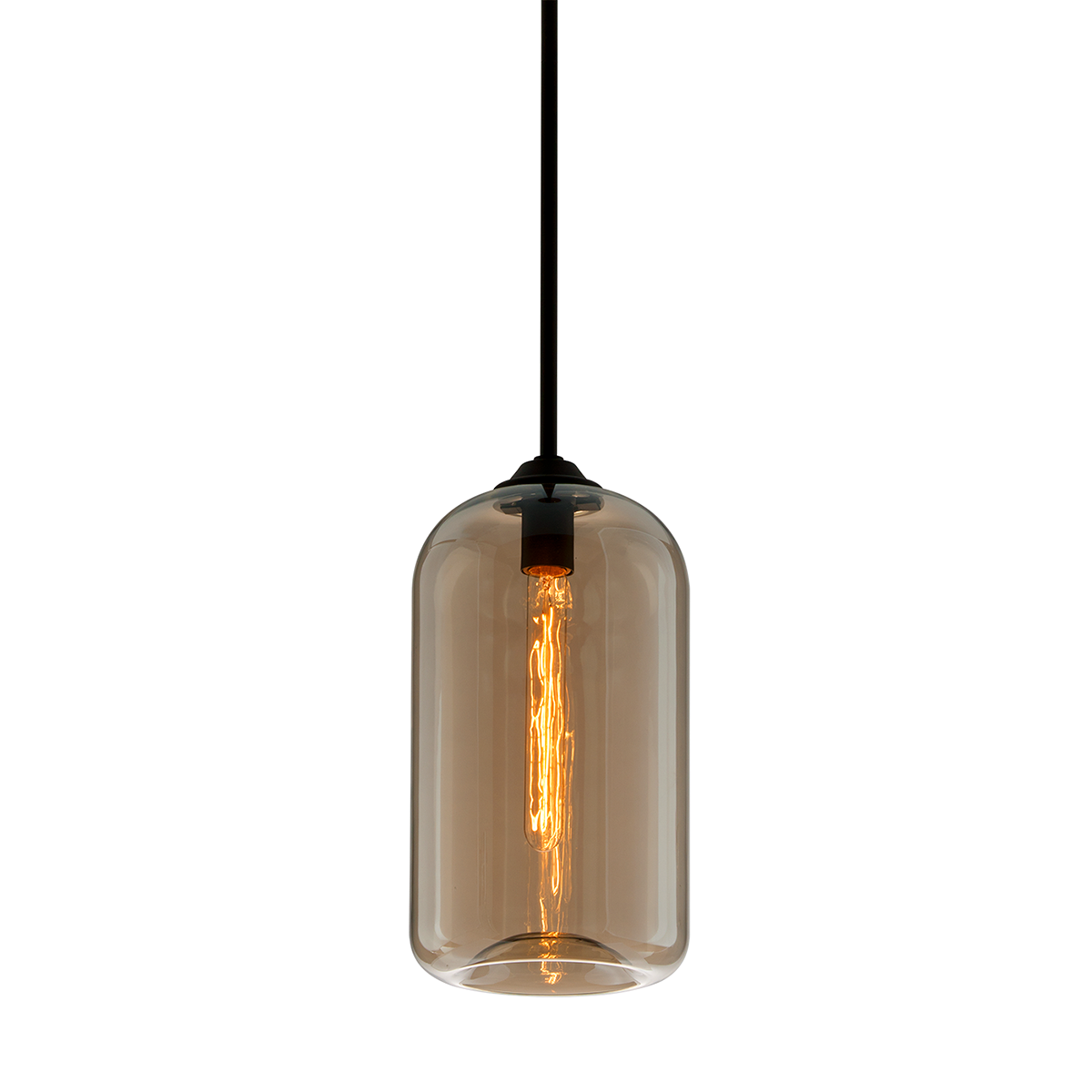 District Pendant 8" x 15.75" — a Troy pendant for kitchens, entries, and dining rooms at Laurie Yapp Home.