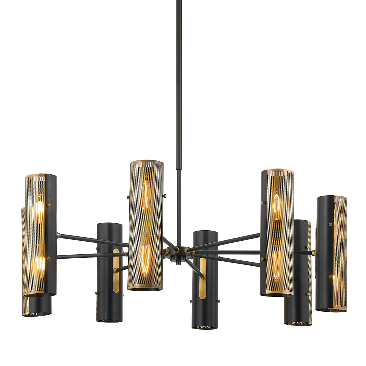 Mikka Chandelier 42" — a Troy chandelier for dining rooms, entries, and living rooms at Laurie Yapp Home.
