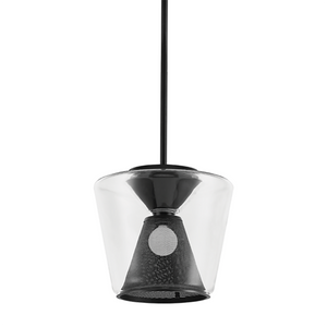 Berlin Pendant 12.5" shown from a second angle to highlight the shade shape and metal detail.