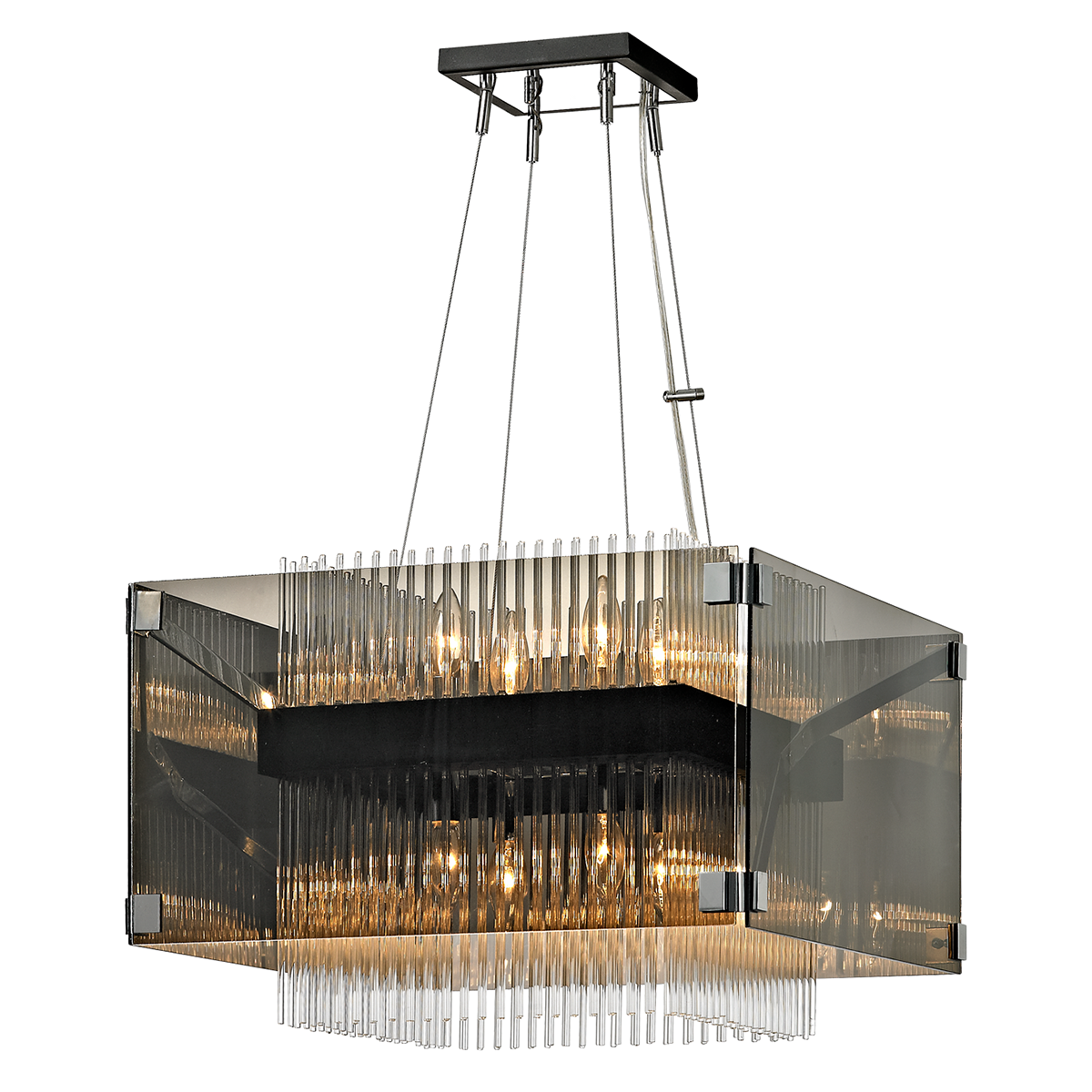 Apollo Chandelier 20.5" — a Troy chandelier for dining rooms, entries, and living rooms at Laurie Yapp Home.