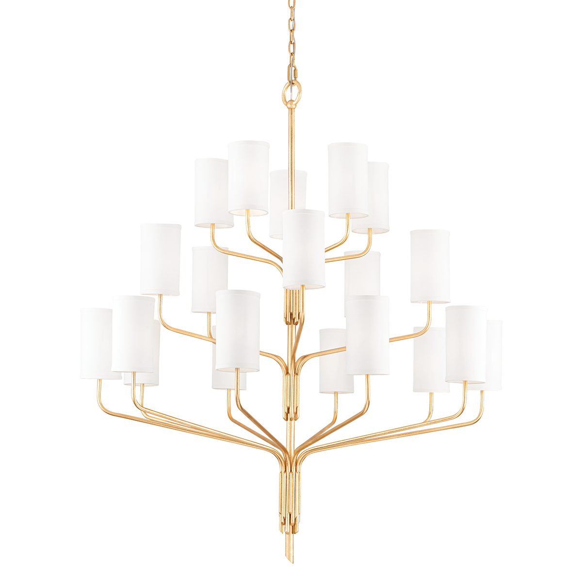 Juniper Chandelier 52" — a Troy chandelier for dining rooms, entries, and living rooms at Laurie Yapp Home.