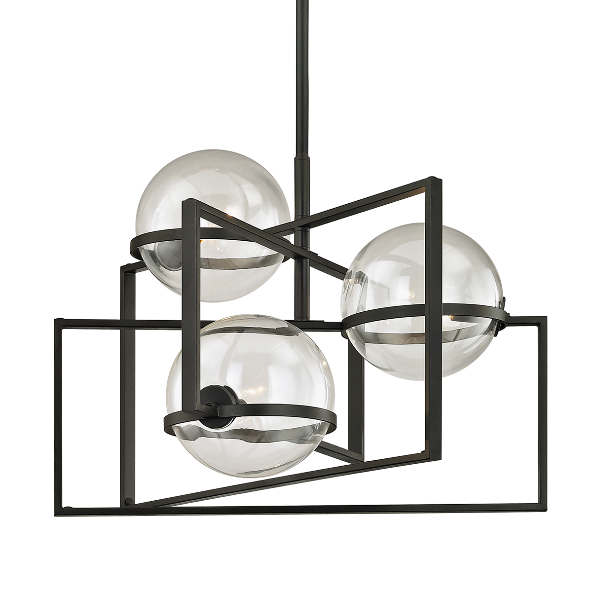 Elliot Chandelier 25" — a Troy chandelier for dining rooms, entries, and living rooms at Laurie Yapp Home.