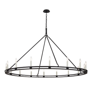 Sutton Chandelier 61" x 39.5" — a Troy chandelier for dining rooms, entries, and living rooms at Laurie Yapp Home.