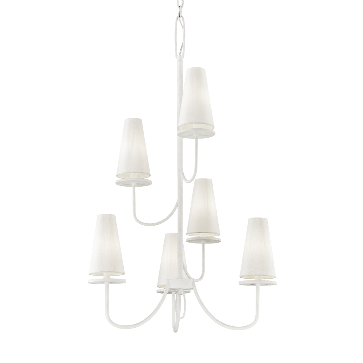 Marcel Chandelier 28" x 43.75" — a Troy chandelier for dining rooms, entries, and living rooms at Laurie Yapp Home.