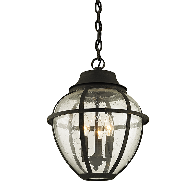 Bunker Hill Exterior Lantern — a Troy lantern for entries, foyers, and covered porches at Laurie Yapp Home.