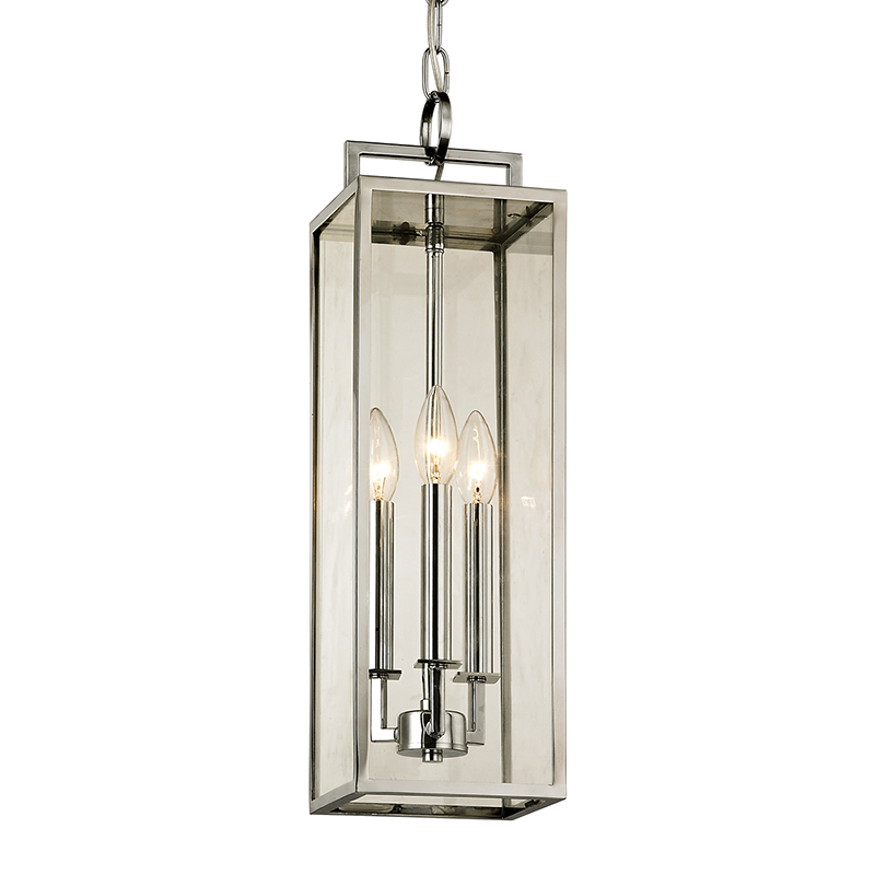 Beckham Exterior Lantern 6" x 21.25" — a Troy lantern for entries, foyers, and covered porches at Laurie Yapp Home.