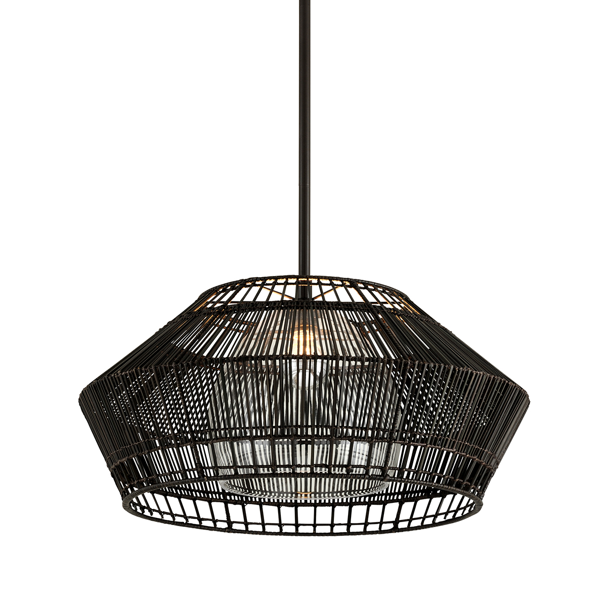 Hunters Point Chandelier 28" — a Troy chandelier for dining rooms, entries, and living rooms at Laurie Yapp Home.