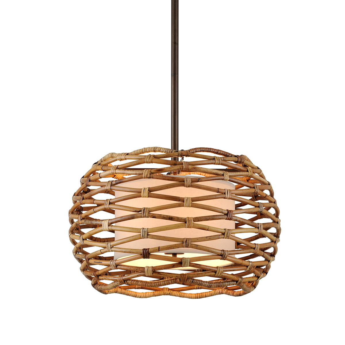 Balboa Chandelier 28" x 17.5" — a Troy chandelier for dining rooms, entries, and living rooms at Laurie Yapp Home.
