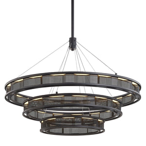 Fuze Chandelier — a Troy chandelier for dining rooms, entries, and living rooms at Laurie Yapp Home.