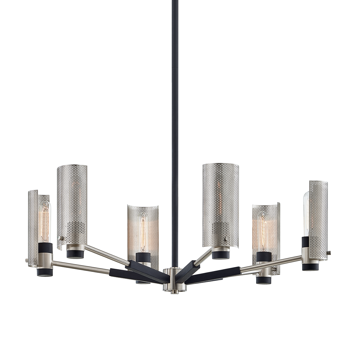 Pilsen Chandelier 30" x 14.5" — a Troy chandelier for dining rooms, entries, and living rooms at Laurie Yapp Home.