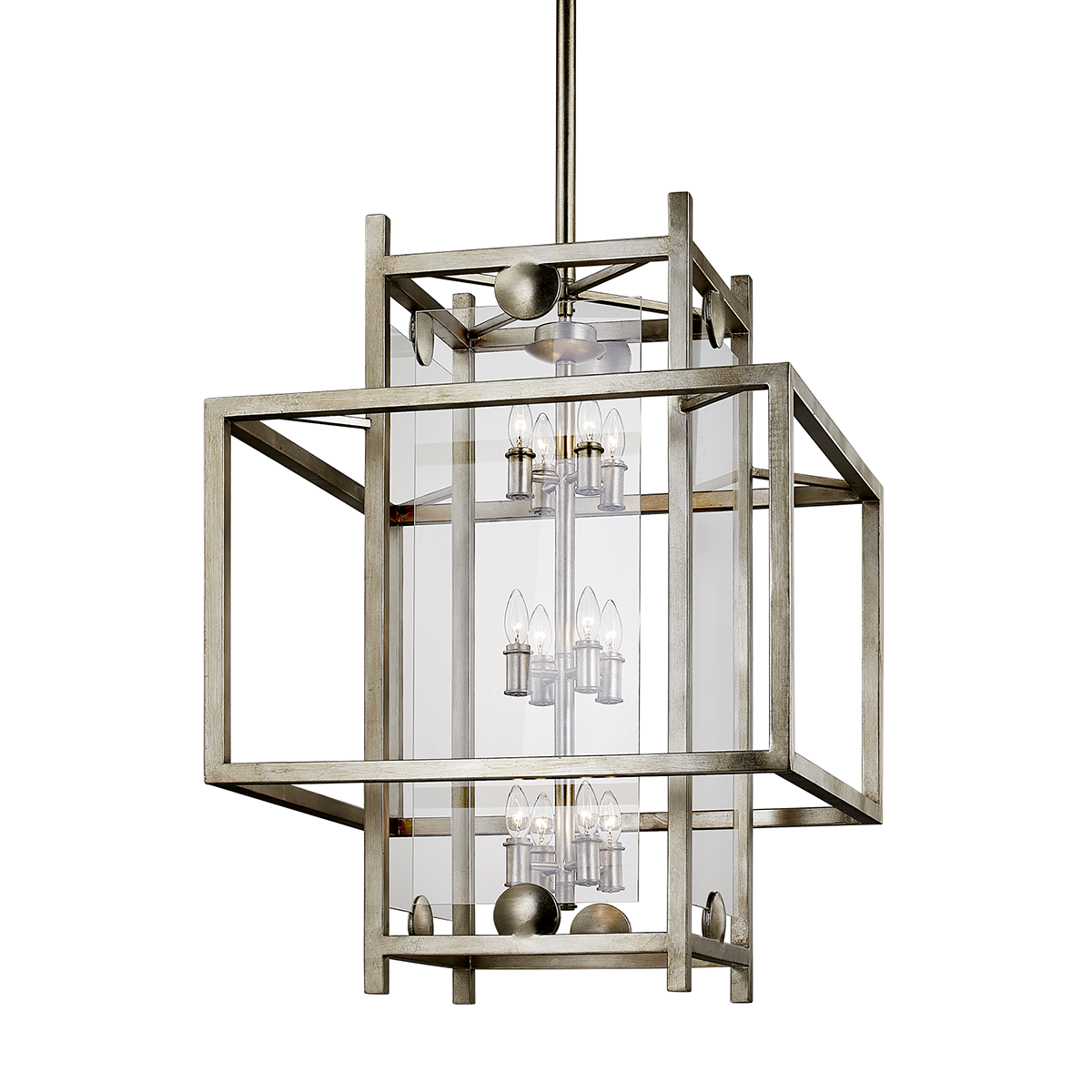Crosby Lantern — a Troy lantern for entries, foyers, and covered porches at Laurie Yapp Home.