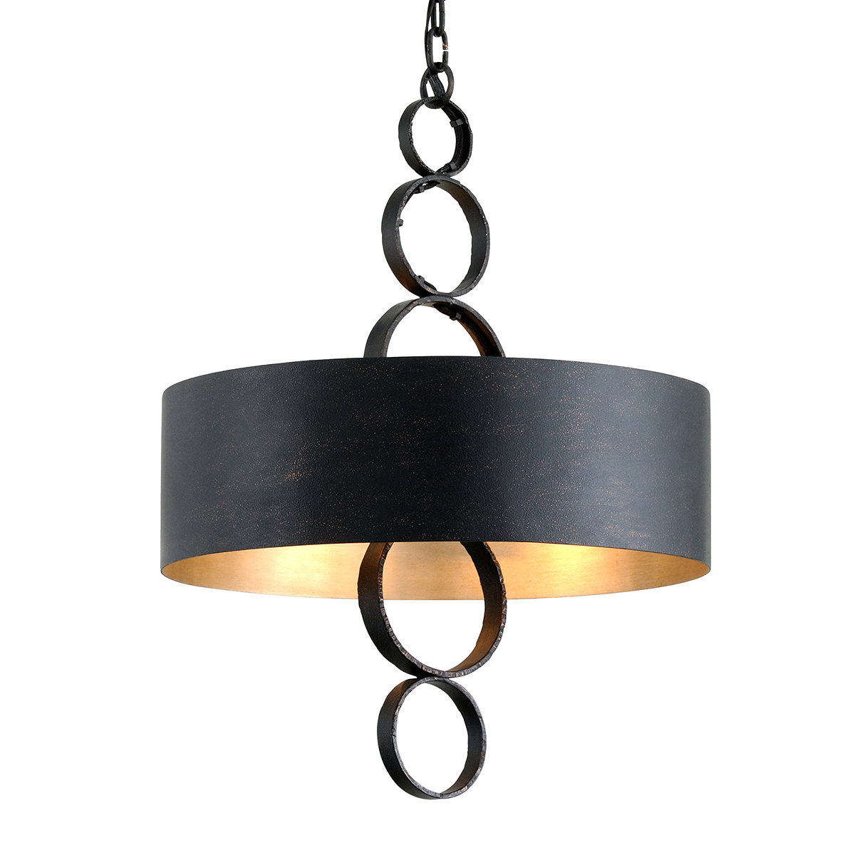 Rivington Chandelier 20" — a Troy chandelier for dining rooms, entries, and living rooms at Laurie Yapp Home.