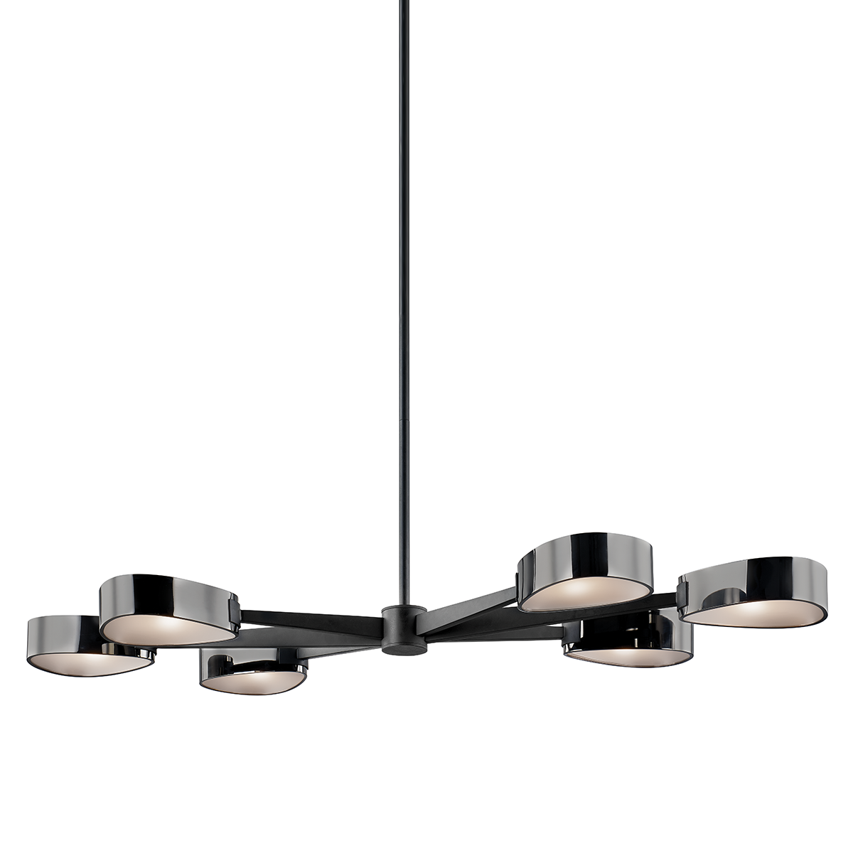 Allisio Linear — a Troy linear for dining rooms, kitchen islands, and long consoles at Laurie Yapp Home.