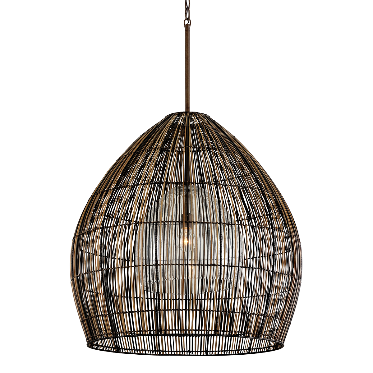 Holden Chandelier 35" — a Troy chandelier for dining rooms, entries, and living rooms at Laurie Yapp Home.