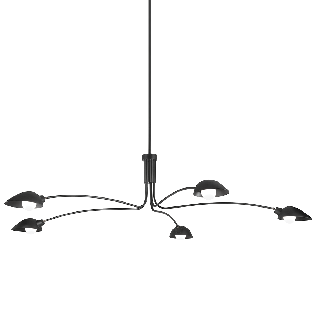 Leo Chandelier 84" — a Troy chandelier for dining rooms, entries, and living rooms at Laurie Yapp Home.