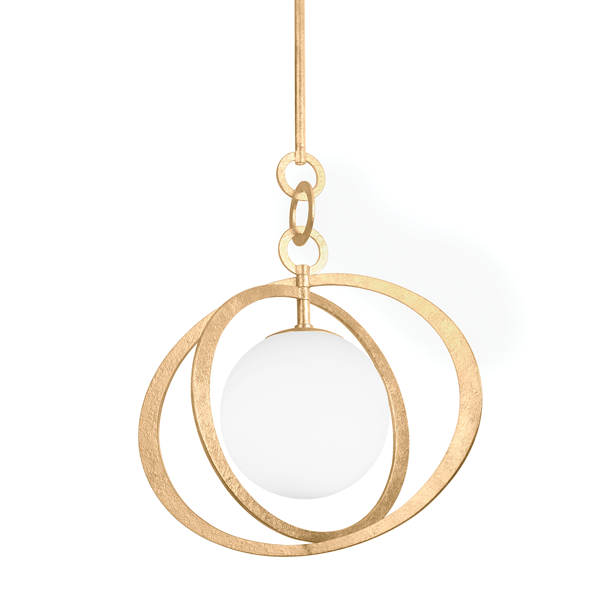 Olancha Pendant 22" shown from a second angle to highlight the shade shape and metal detail.
