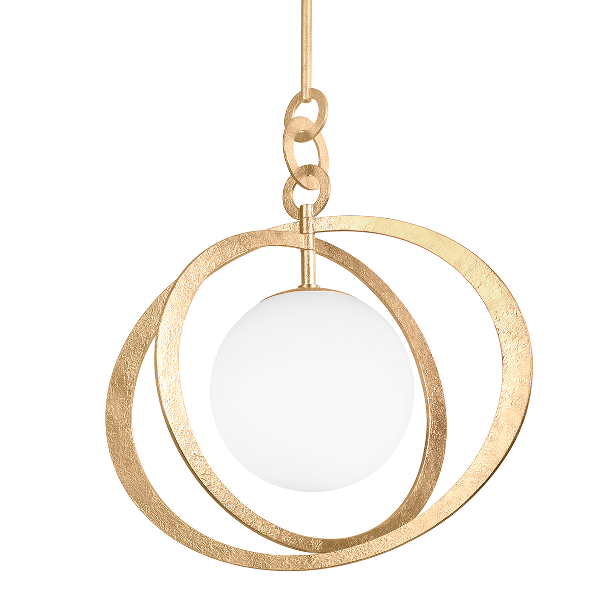 Olancha Pendant 32" shown from a second angle to highlight the shade shape and metal detail.