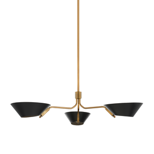 Sacramento Chandelier 43" — a Troy chandelier for dining rooms, entries, and living rooms at Laurie Yapp Home.