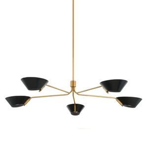 Sacramento Chandelier 63" — a Troy chandelier for dining rooms, entries, and living rooms at Laurie Yapp Home.
