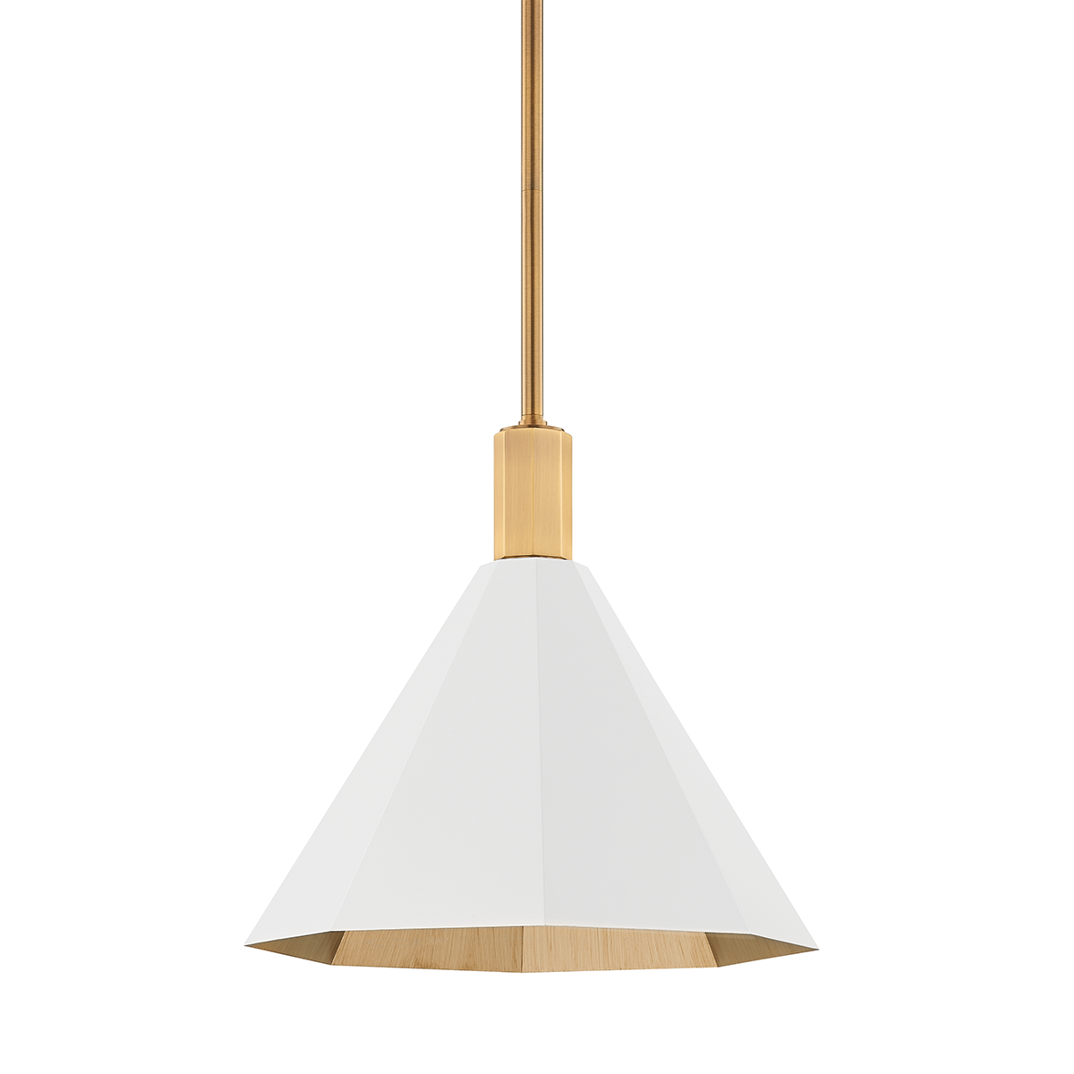 Huntley Pendant 15" x 13.75" — a Troy pendant for kitchens, entries, and dining rooms at Laurie Yapp Home.