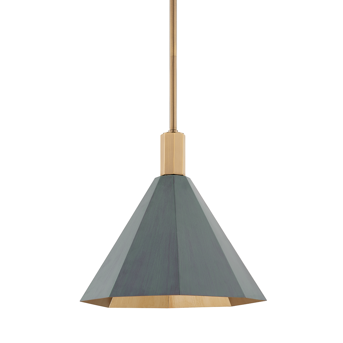 Huntley Pendant 15" x 13.75" — a Troy pendant for kitchens, entries, and dining rooms at Laurie Yapp Home.