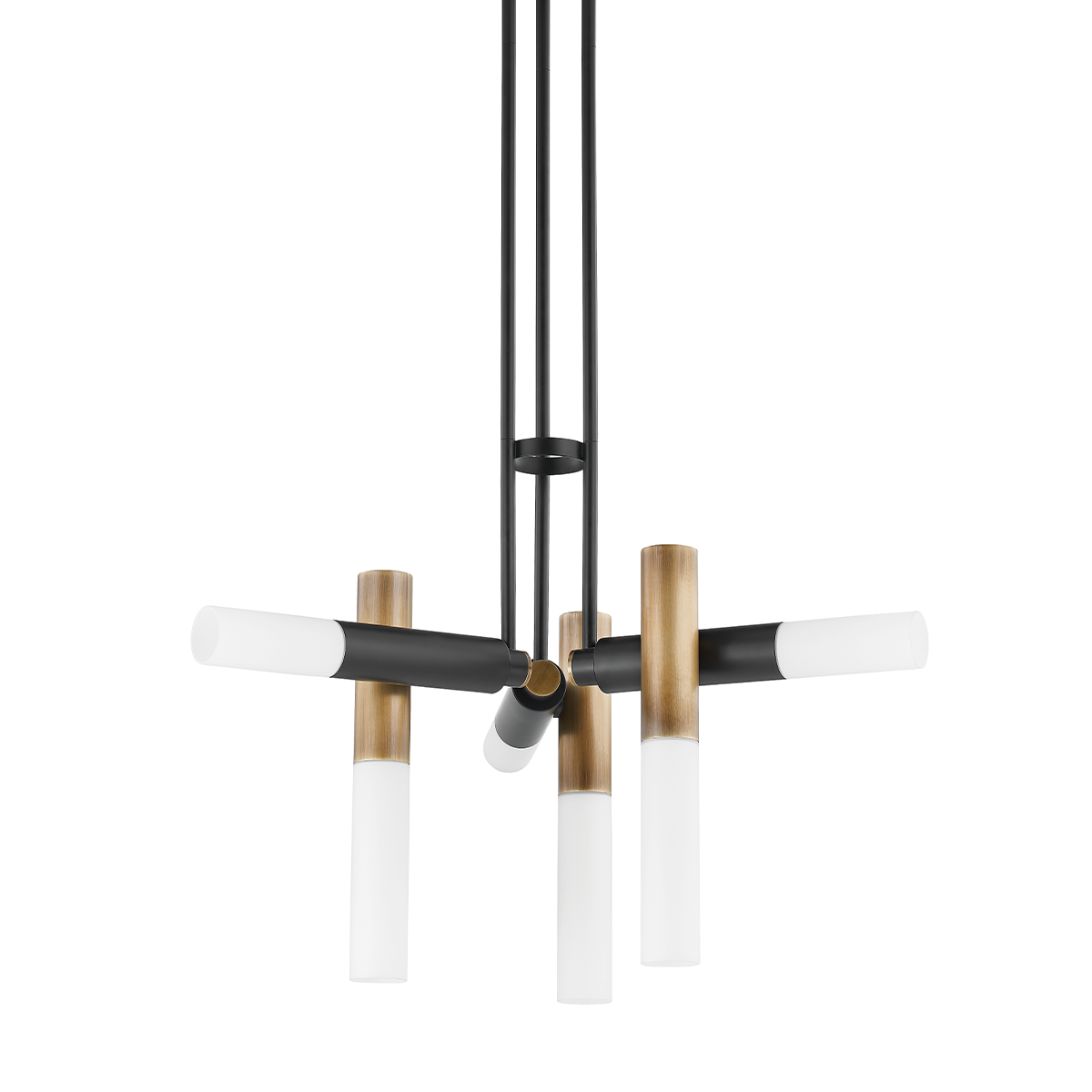 Koa Chandelier — a Troy chandelier for dining rooms, entries, and living rooms at Laurie Yapp Home.