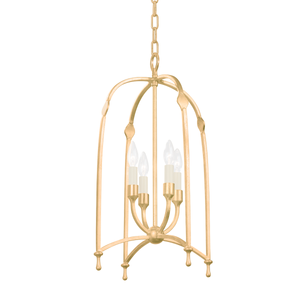 Rhett Lantern 15" shown from a second angle to highlight the frame and glass panel detail.