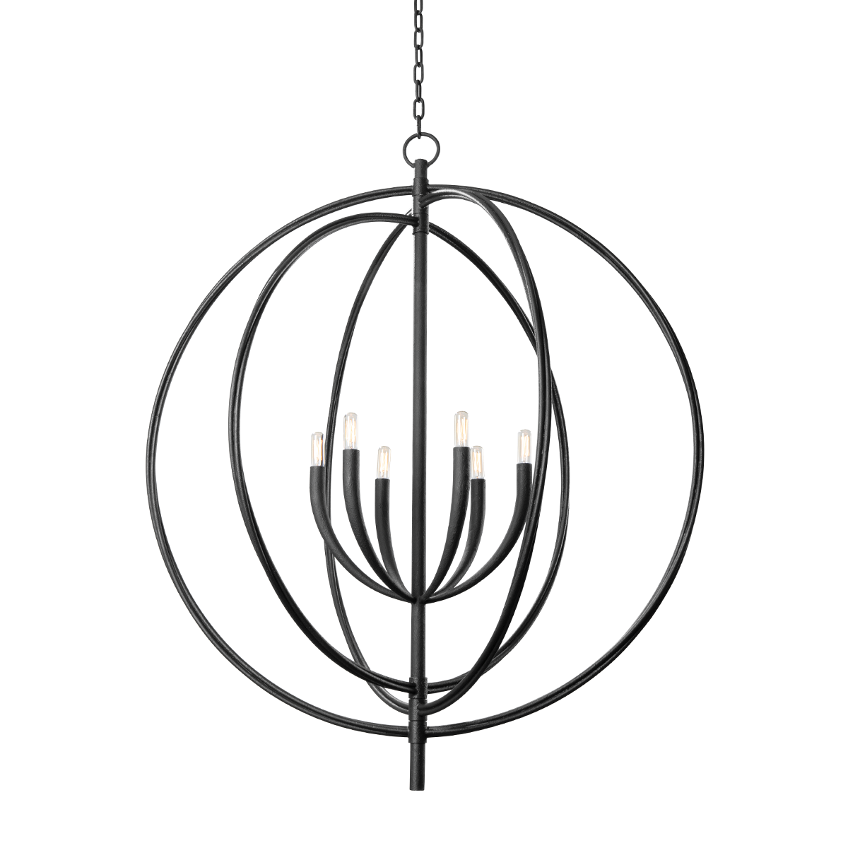 Fillea Chandelier 40" — a Troy chandelier for dining rooms, entries, and living rooms at Laurie Yapp Home.