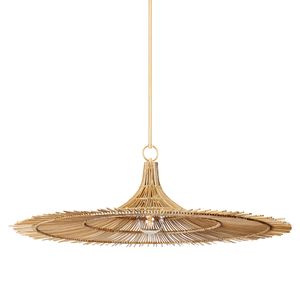 Costa Mesa Pendant 50" — a Troy chandelier for dining rooms, entries, and living rooms at Laurie Yapp Home.