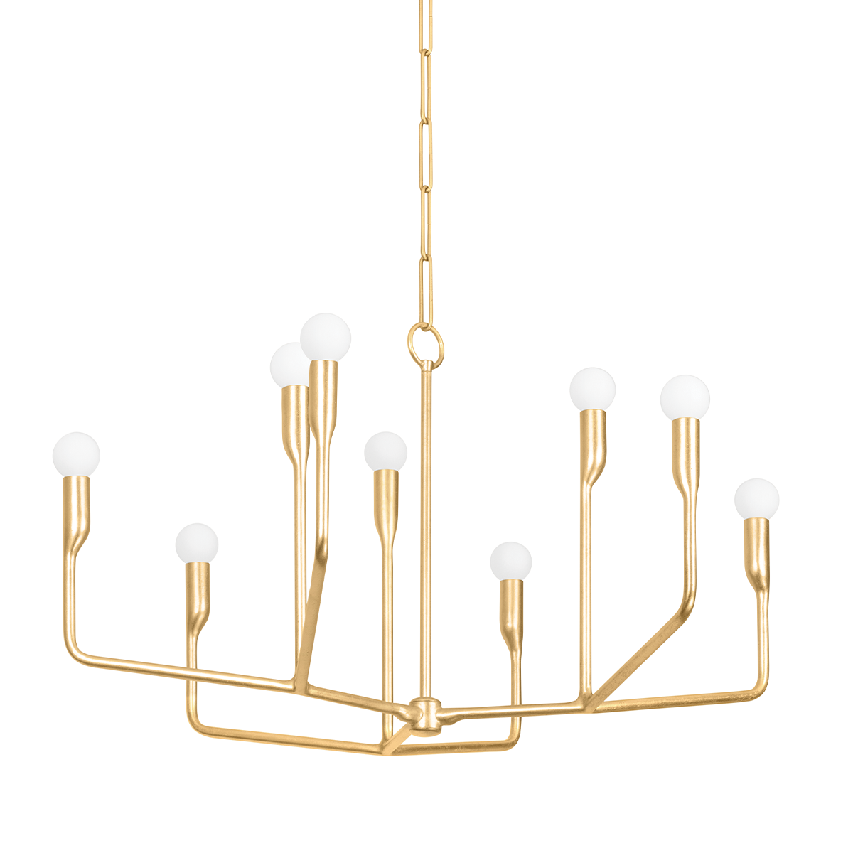 Norman Chandelier 32" — a Troy chandelier for dining rooms, entries, and living rooms at Laurie Yapp Home.