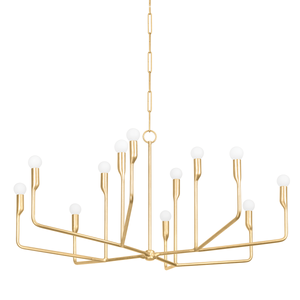 Norman Chandelier 42" shown from a second angle to highlight the frame, arms, and shade detail.