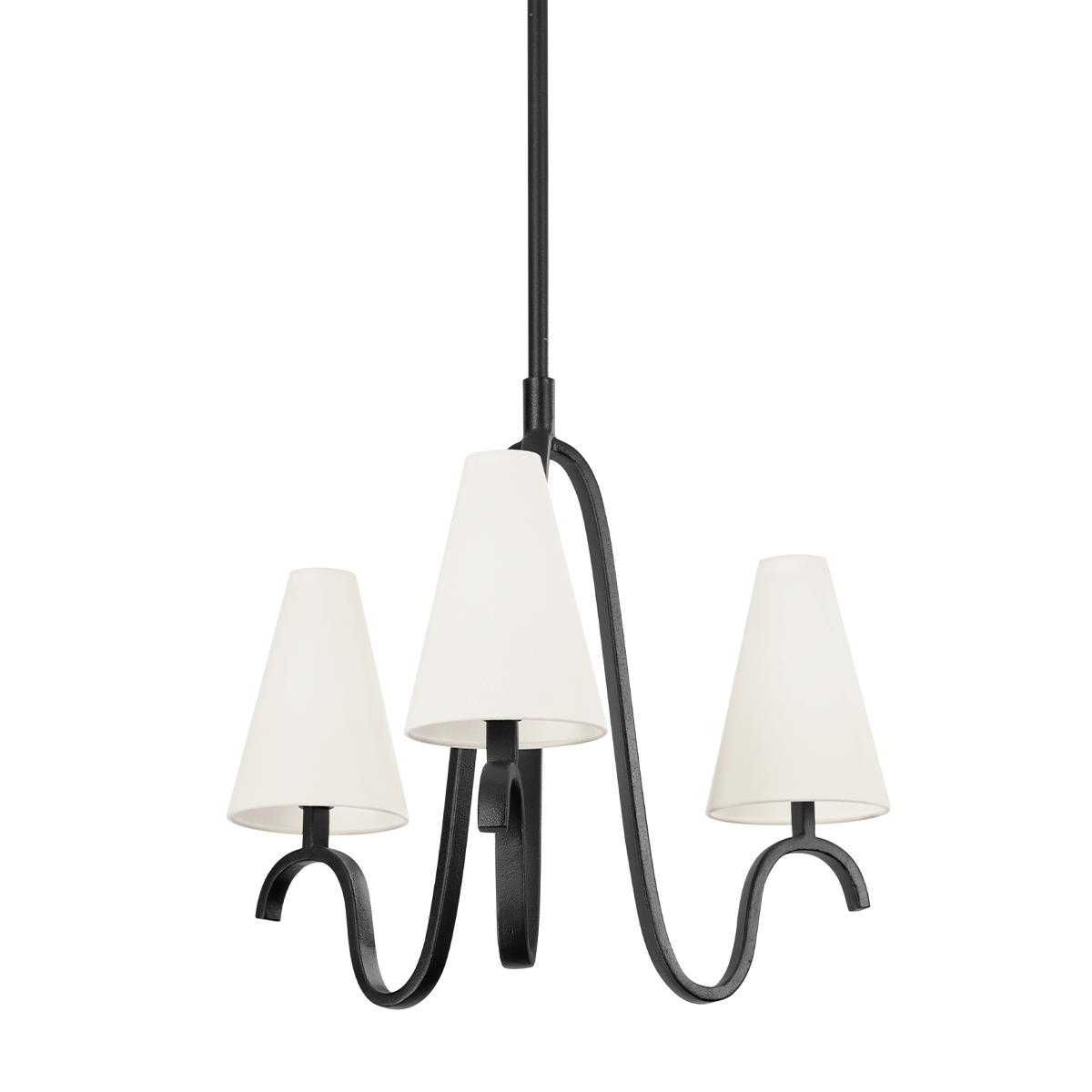 Melor Chandelier 26.75" — a Troy chandelier for dining rooms, entries, and living rooms at Laurie Yapp Home.