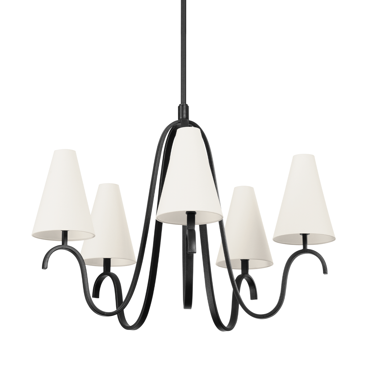 Melor Chandelier 40.5" — a Troy chandelier for dining rooms, entries, and living rooms at Laurie Yapp Home.