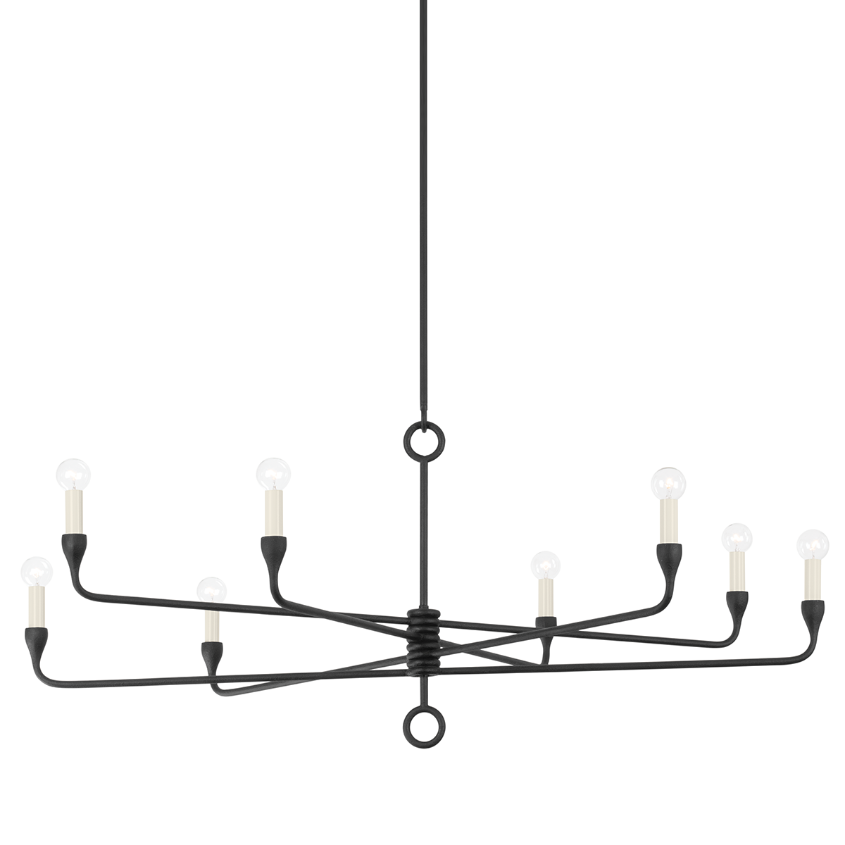 Orson Chandelier 41.5" — a Troy chandelier for dining rooms, entries, and living rooms at Laurie Yapp Home.