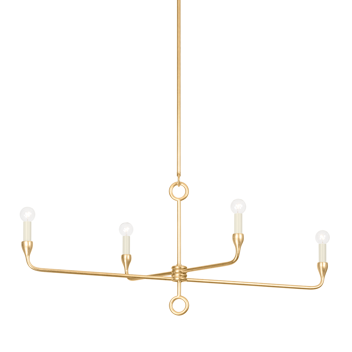 Orson Linear shown from a second angle to highlight the extended frame and shade array.