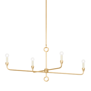 Orson Linear shown from a second angle to highlight the extended frame and shade array.