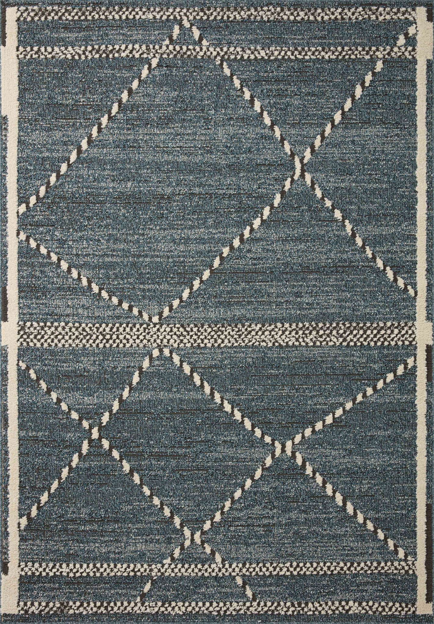 Fabian Denim / Charcoal — a Loloi rug at Laurie Yapp Home.