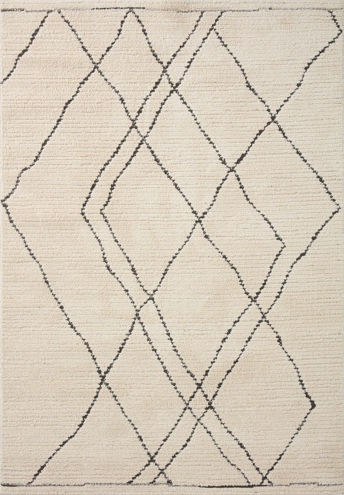 Fabian Ivory / Charcoal — a Loloi rug at Laurie Yapp Home.