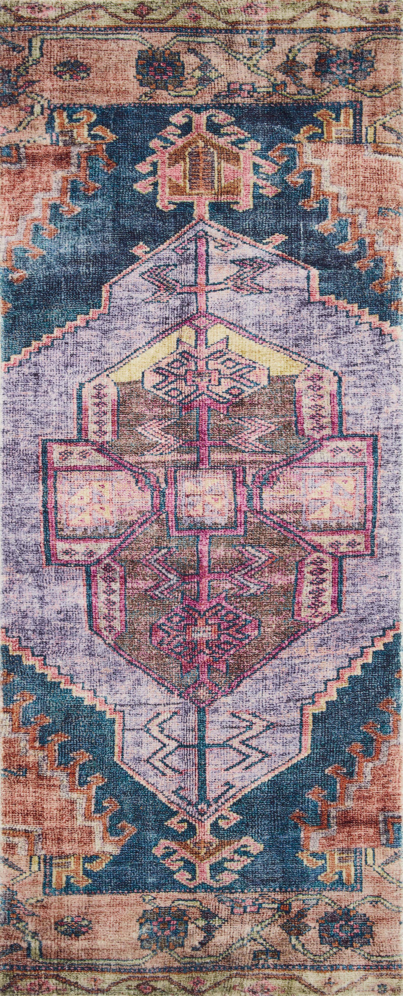 Fiona Purple / Multi — a Loloi rug at Laurie Yapp Home.