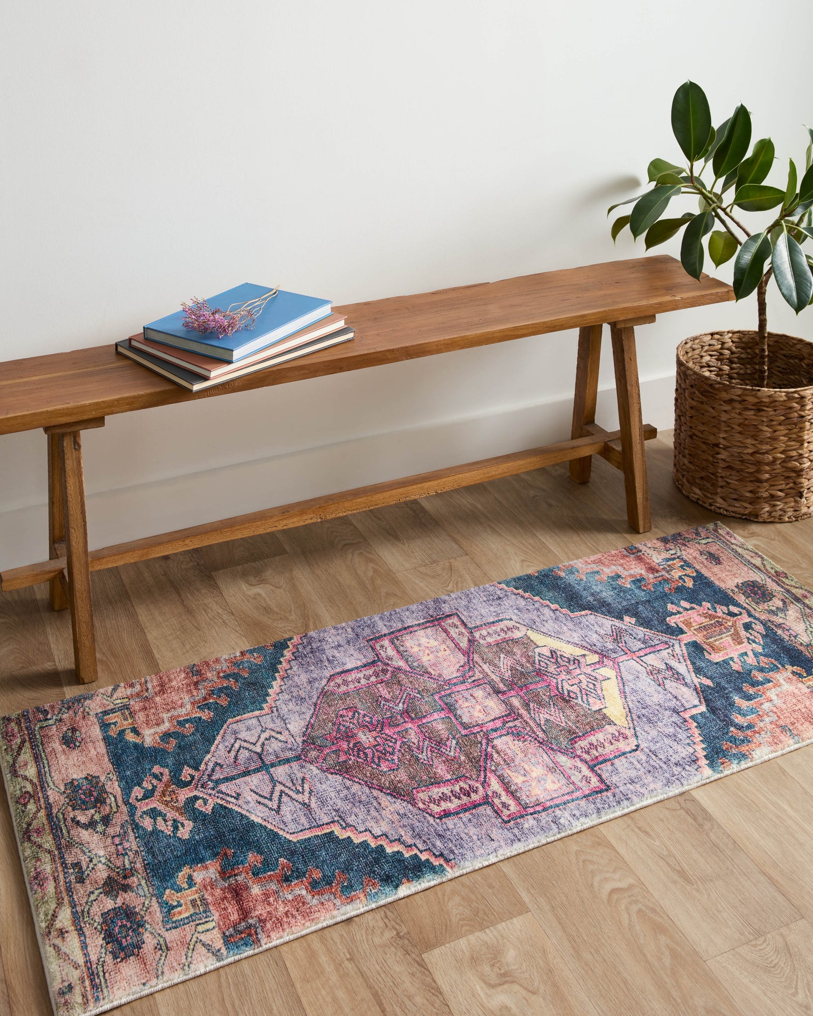 Fiona Purple / Multi — a Loloi rug at Laurie Yapp Home.