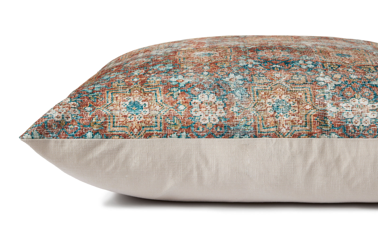 Terracotta / Multi Pillow — a Loloi pillow at Laurie Yapp Home.