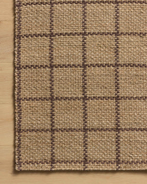 Fletcher Natural / Brown shown from a different angle to reveal its pattern.