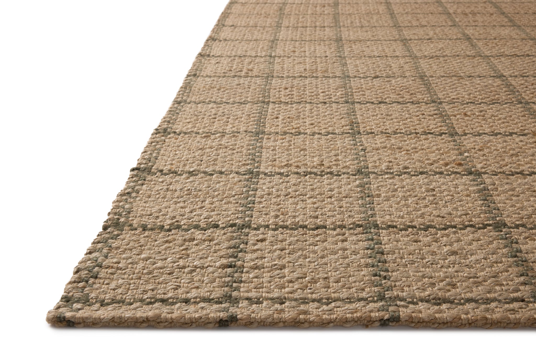 Fletcher Natural / Olive shown from a different angle to reveal its pattern.
