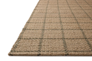 Fletcher Natural / Olive shown from a different angle to reveal its pattern.